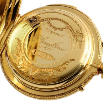 Swiss gold repeating astronomical chronograph Circa 1890