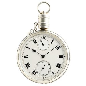 English expedition deck watch with power reserve Circa 1926