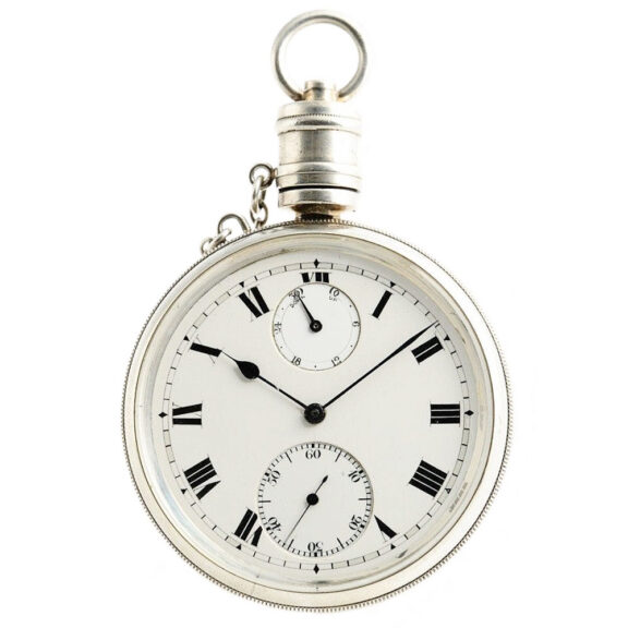 English expedition deck watch with power reserve Circa 1926