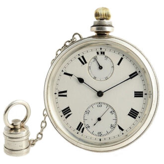 English expedition deck watch with power reserve Circa 1926