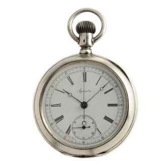 Swiss gentleman's pocket watch with chronograph Circa 1910