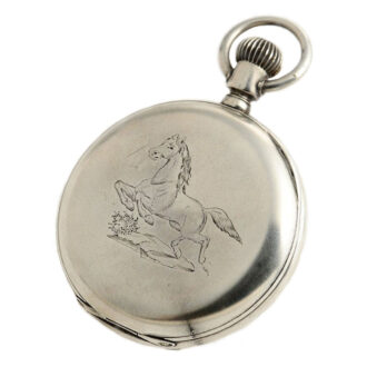 Swiss gentleman's pocket watch with chronograph Circa 1910
