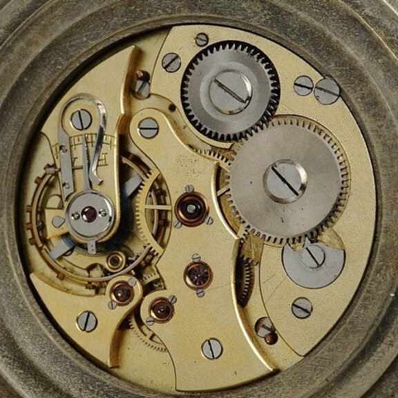 Swiss rare deck chronometer with wooden box Circa 1920 Swiss rare deck chronometer with wooden box Circa 1920