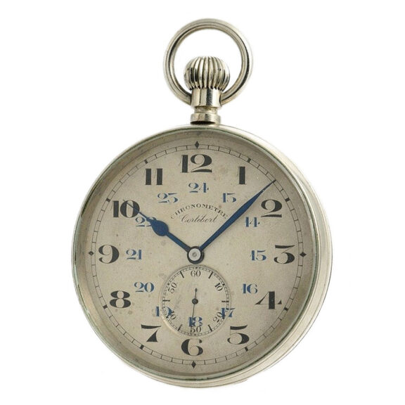 Swiss rare deck chronometer with wooden box Circa 1920