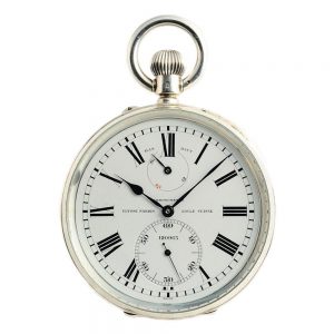 Swiss deck watch with 40h power reserve indicator Circa 1940