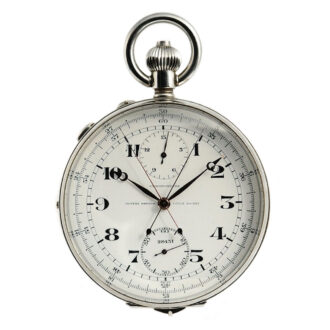 Swiss deck watch with split seconds chronograph Circa 1938