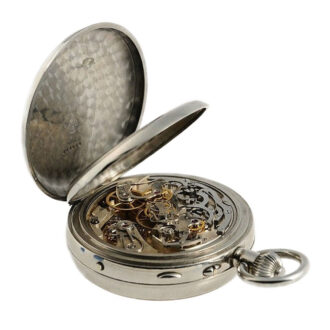 Swiss deck watch with split seconds chronograph Circa 1938