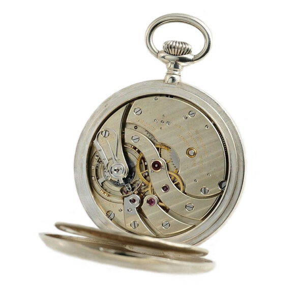 Swiss silver deck watch with 36h power reserve Circa 1908 Swiss silver deck watch with 36h power reserve Circa 1908