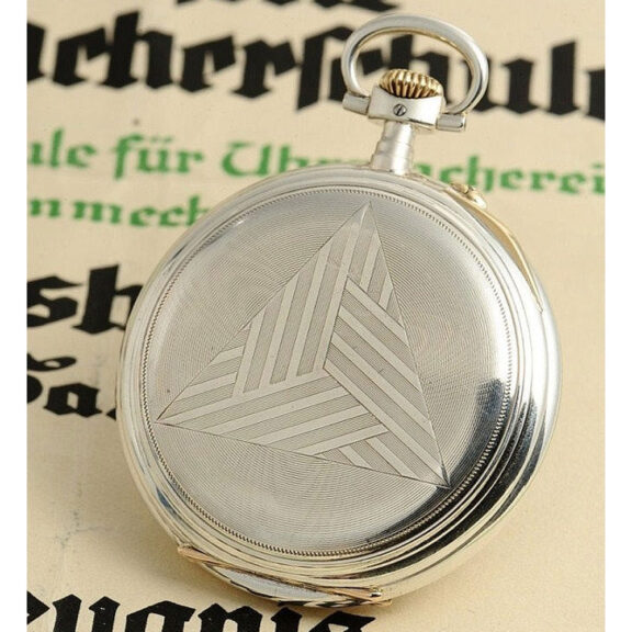 German fine graduate's pocket watch with 24 hour dial Circa 1926 German fine graduate's pocket watch with 24 hour dial Circa 1926