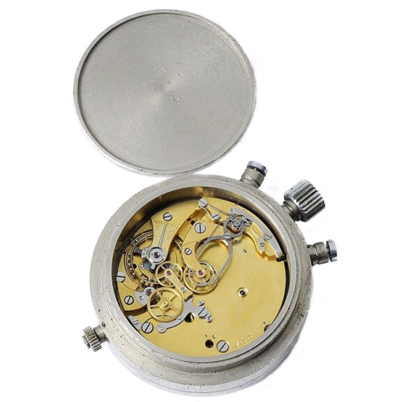French chronometer with split seconds chronograph Circa 1948 French chronometer with split seconds chronograph Circa 1948