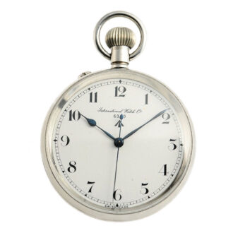 Swiss extremely rare IWC Schaffhausen deck watch Circa 1917