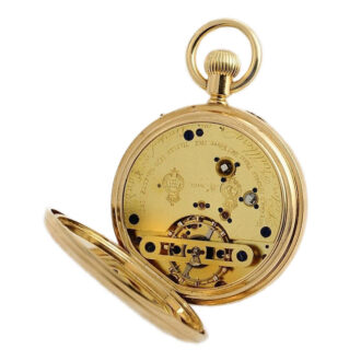 Swedish watch with chronograph and centre seconds Circa 1872 Swedish watch with chronograph and centre seconds Circa 1872