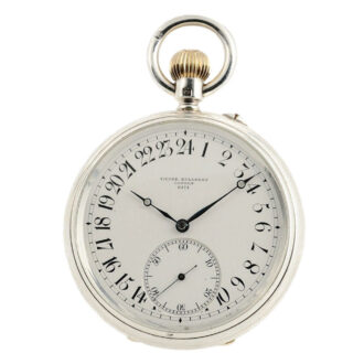 Rare Swedish silver open faced deck chronometer Circa 1905