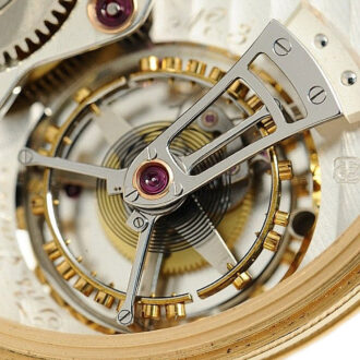 German rare Tourbillon with retrograde thermometer Circa 1982