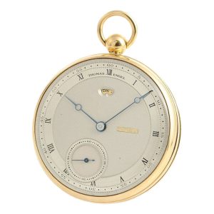 German rare Tourbillon with retrograde thermometer Circa 1982
