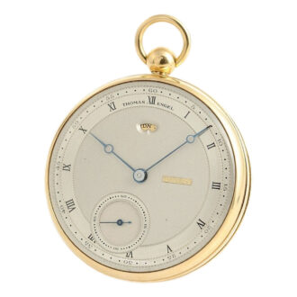 German rare Tourbillon with retrograde thermometer Circa 1982