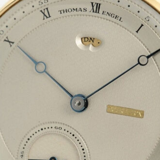 German rare Tourbillon with retrograde thermometer Circa 1982