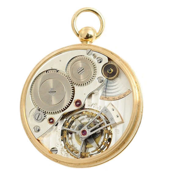 German rare Tourbillon with retrograde thermometer Circa 1982 German rare Tourbillon with retrograde thermometer Circa 1982