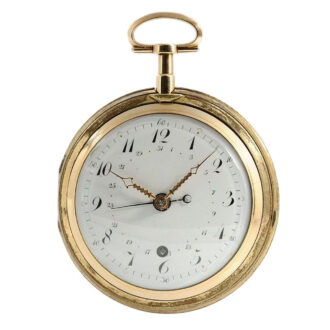 German gold precision watch with 8 day movement Circa 1800