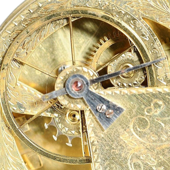German watch with regulator dial and calendar Circa 1800 German watch with regulator dial and calendar Circa 1800