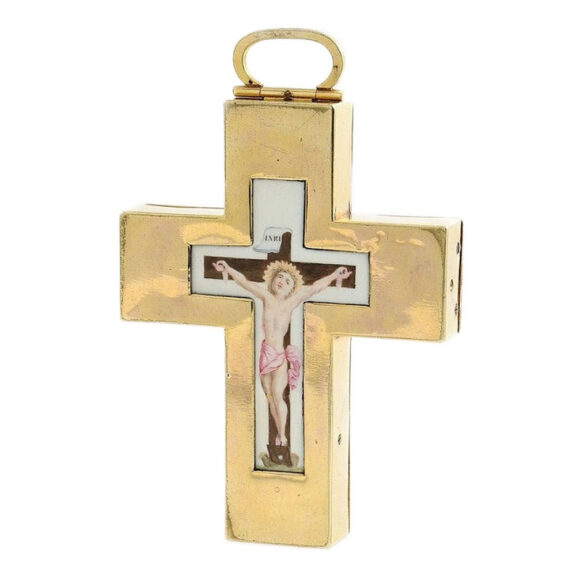 Swiss impressive cruciform shaped calendar watch Circa 1790 Swiss impressive cruciform shaped calendar watch Circa 1790