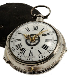 Austrian pair cased quarter repeating coach watch Circa 1760