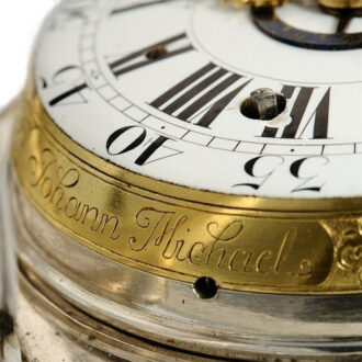 Austrian pair cased quarter repeating coach watch Circa 1760