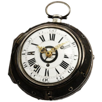 Austrian pair cased quarter repeating coach watch Circa 1760