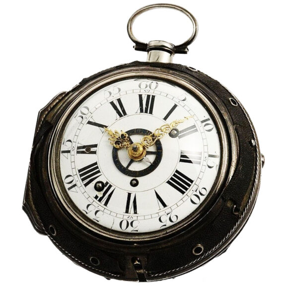 Austrian pair cased quarter repeating coach watch Circa 1760