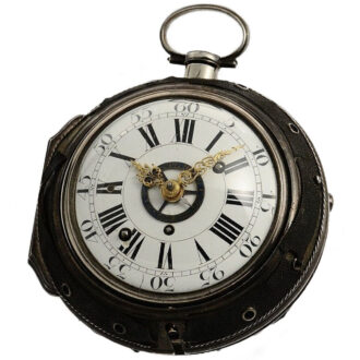Austrian pair cased quarter repeating coach watch Circa 1760