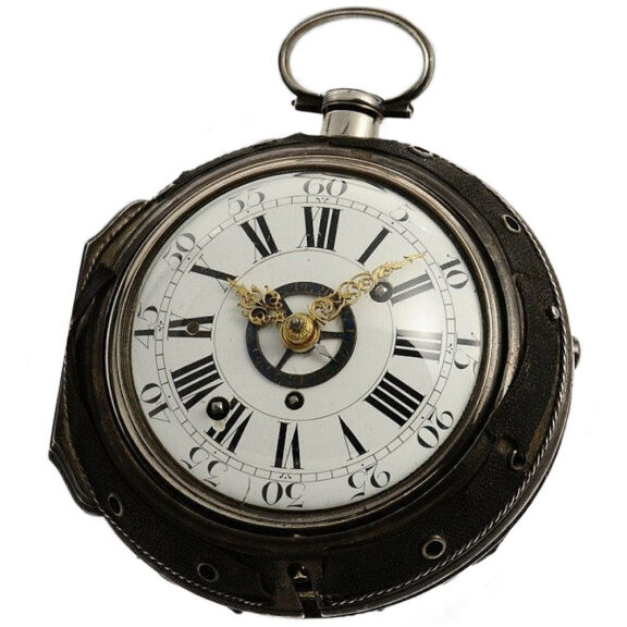 Austrian pair cased quarter repeating coach watch Circa 1760