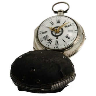 Austrian pair cased quarter repeating coach watch Circa 1760