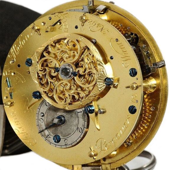 Austrian pair cased quarter repeating coach watch Circa 1760 Austrian pair cased quarter repeating coach watch Circa 1760