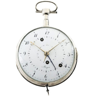 Swiss silver hour self striking coach clock repeater Circa 1810