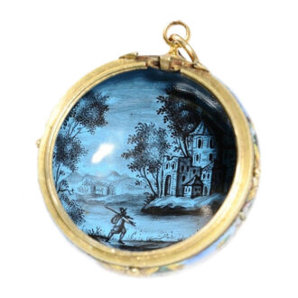 Swiss fire gilt open faced Oignon pocket watch Circa 1720