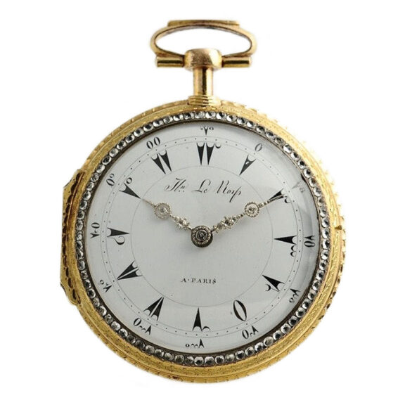 French decorative verge watch for the Ottoman market Circa 1810 French decorative verge watch for the Ottoman market Circa 1810