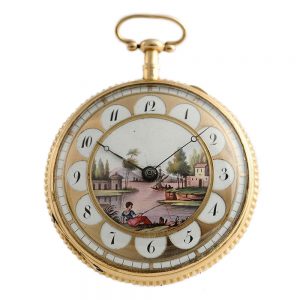 Austrian rare gentleman's repeating pocket watch Circa 1810