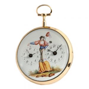 French watch with revolution time and normal time Circa 1793