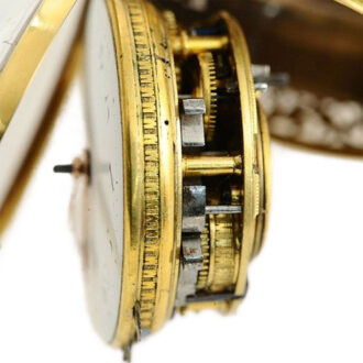 English half quarter repeating verge pocket watch Circa 1739