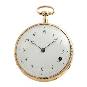 Swiss quarter repeater with musical movement Circa 1810