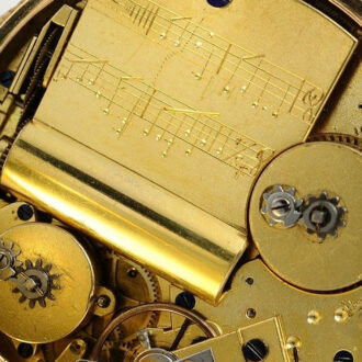 Swiss quarter repeater with musical movement Circa 1810