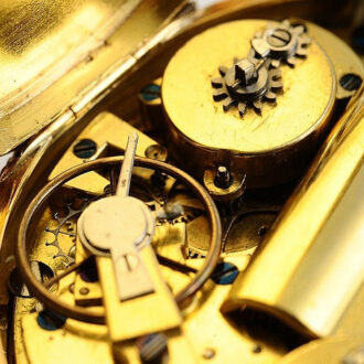 Swiss quarter repeater with musical movement Circa 1810