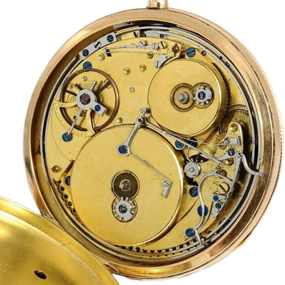 Swiss rare quarter repeater with musical movement Circa 1830 Swiss rare quarter repeater with musical movement Circa 1830