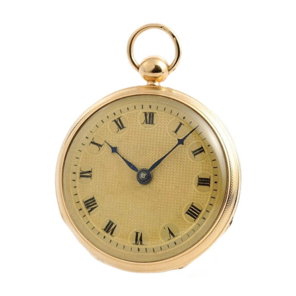 Swiss rare lady's pocket watch with musical movement Circa 1830