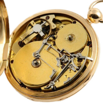 Swiss rare lady's pocket watch with musical movement Circa 1830