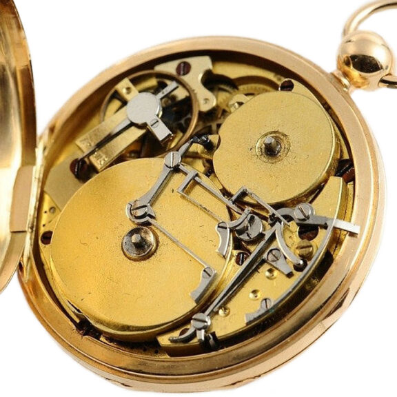 Swiss rare lady's pocket watch with musical movement Circa 1830 Swiss rare lady's pocket watch with musical movement Circa 1830