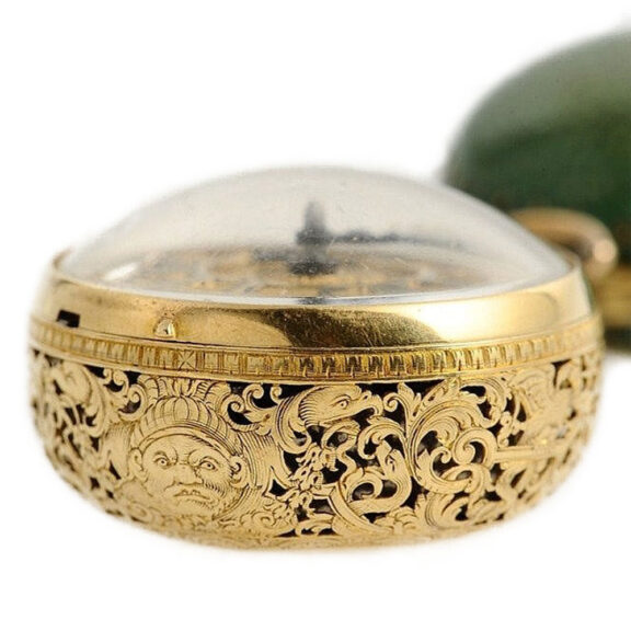 English half quarter repeating verge pocket watch Circa 1736 English half quarter repeating verge pocket watch Circa 1736