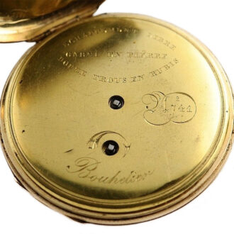 French quarter repeater with elongated lever arm Circa 1830