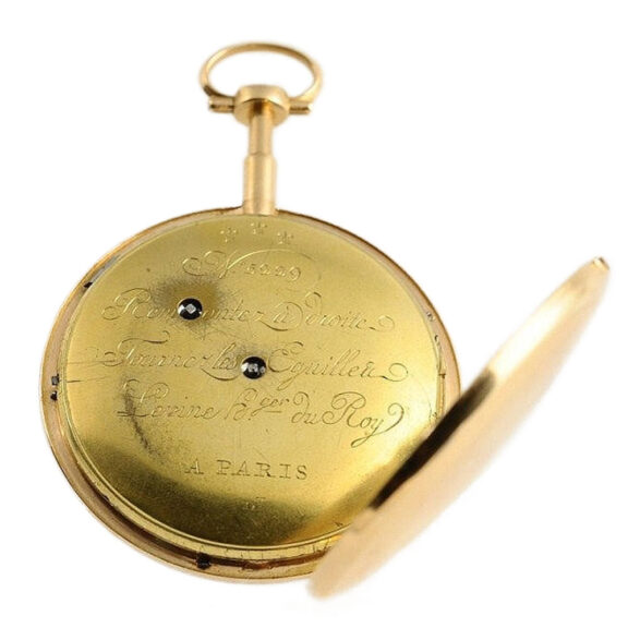 French rose gold quarter repeating à toc watch Circa 1789 French rose gold quarter repeating à toc watch Circa 1789