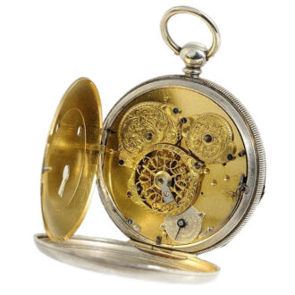 French pocket watch with jumping centre seconds Circa 1815